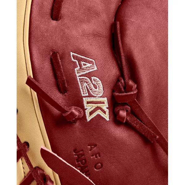 imageWilson Fall 2024 A2K 1679 125 Baseball First Base Mitts  RedBlondeLeft Hand Throw