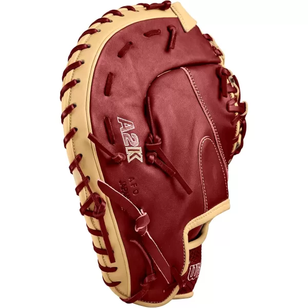 imageWilson Fall 2024 A2K 1679 125 Baseball First Base Mitts  RedBlondeRight Hand Throw