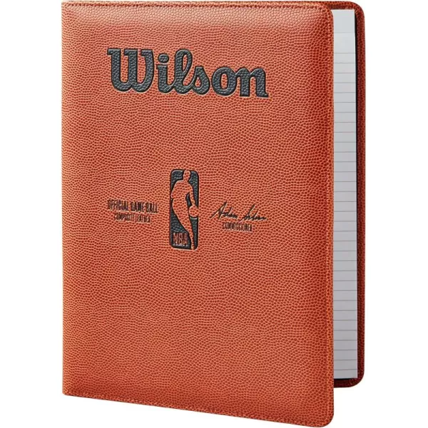 imageWILSON NBA Basketball Padfolio Brown