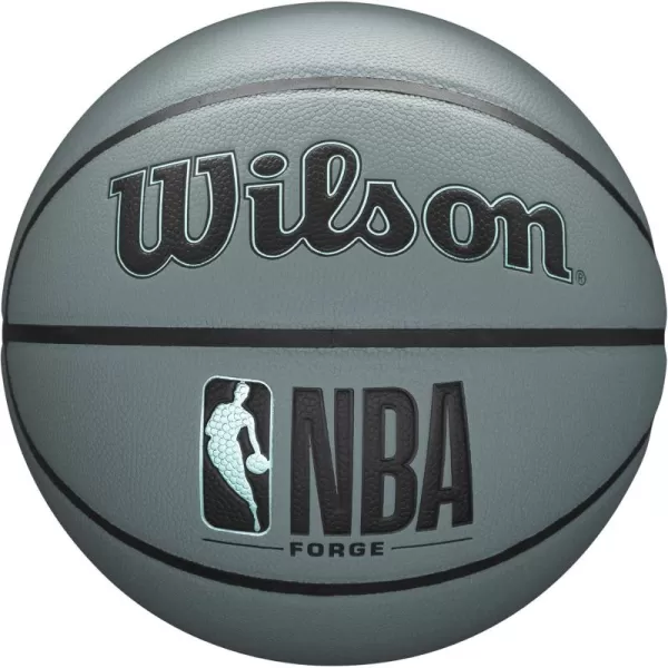 imageWILSON NBA Forge Series IndoorOutdoor BasketballsBlue Grey