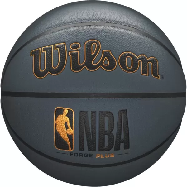 imageWILSON NBA Forge Series IndoorOutdoor BasketballsDark Grey