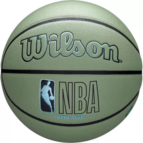 imageWILSON NBA Forge Series IndoorOutdoor BasketballsGreen