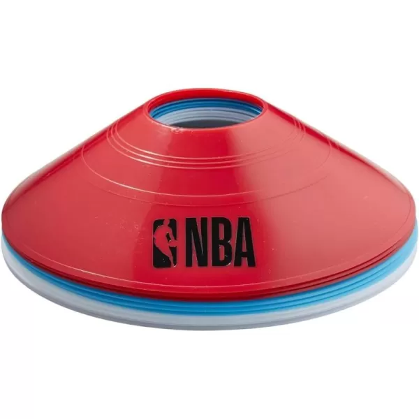 imageWILSON NBA Training Cones 10PK  Blue Red and White