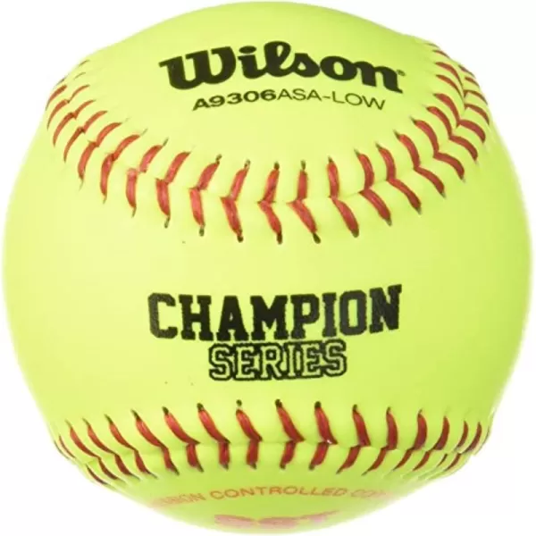 imageWILSON Sporting Goods A9306 ASA Series Softball 11 Inch Pack of 12 Optic Yellow WTA9306BASALOW