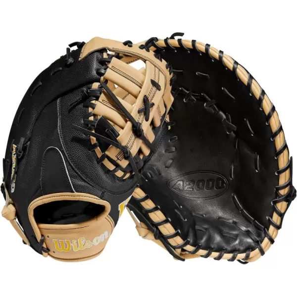 imageWilson A2000 First Base Baseball Mitts  1225quot and 125quotBlackBlonde