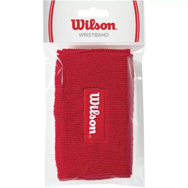 imageWilson Double Wristband  OSFA Red