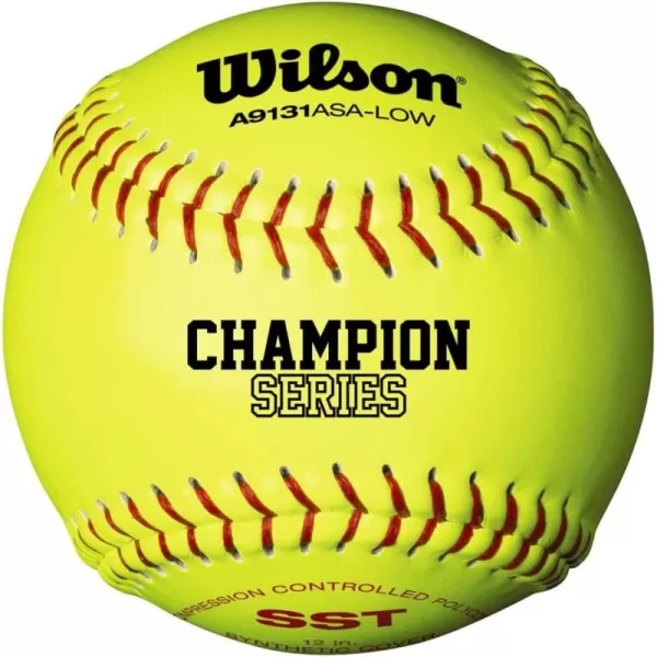 imageWilson Sporting Goods A9131ASA Series Softball 12Pack 12Inch Optic Yellow WTA9131BASALOW