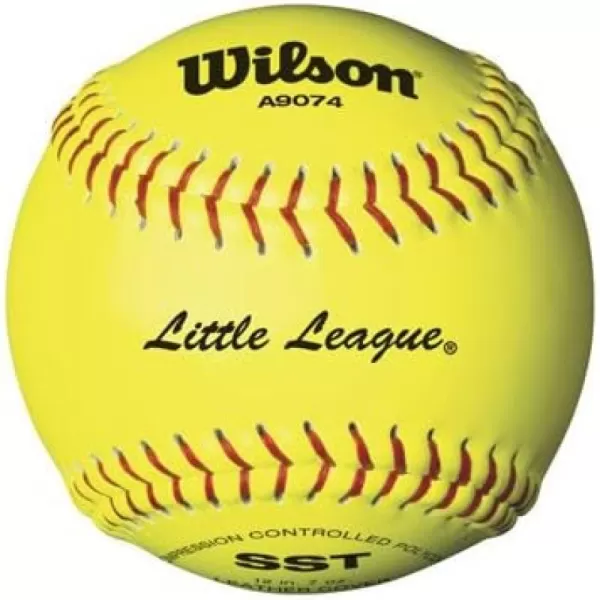 imageWilson Sporting Goods A9274 Little League Softball 12Pack 11Inch Optic Yellow WTA9274BSST