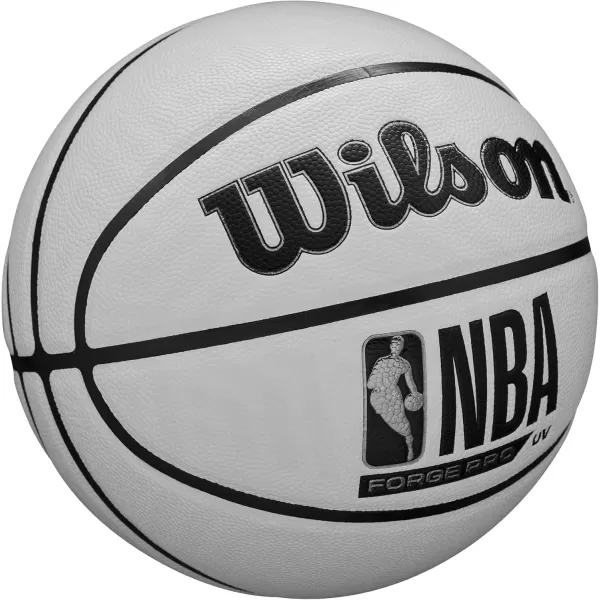 imageWILSON NBA Forge Pro IndoorOutdoor Basketballs  Size 6 and Size 7WhiteGreen