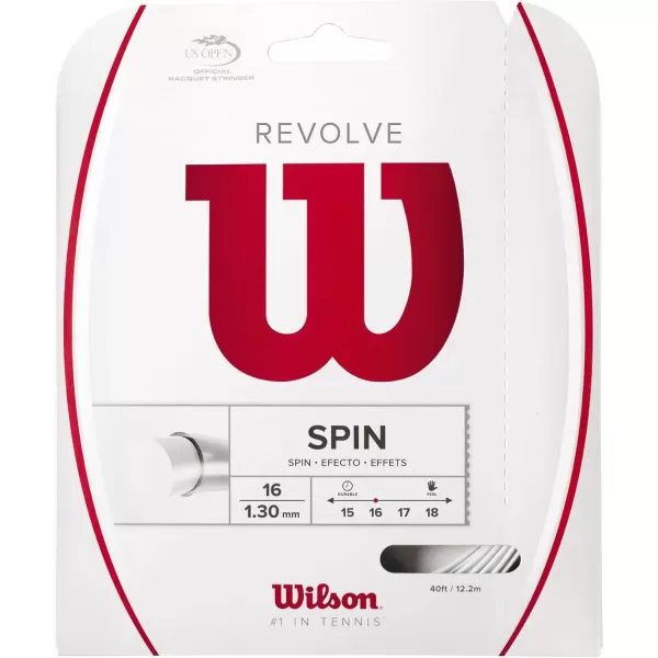 imageWilson Revolve 16 Tennis String  Set White