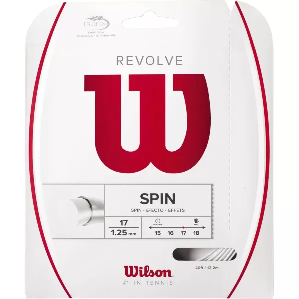 imageWilson Revolve 17 Tennis String  Set White