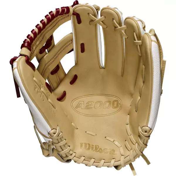 imageWilson 2021 2021 A2000 FP75SS 1175quot Infield Fastpitch Glove  Right Hand Throw BlondeWhiteRed