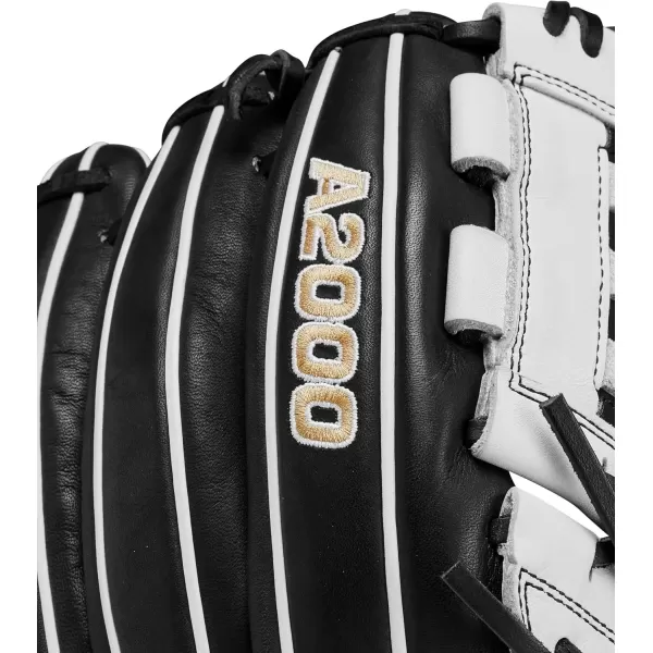 imageWilson A2000 P12 12quot Pitchers Fastpitch GlovesBlackWhiteBlonde