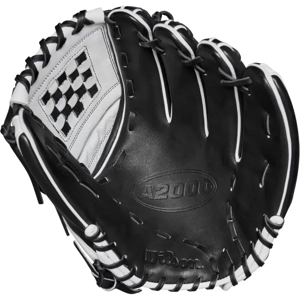 imageWilson A2000 P12 12quot Pitchers Fastpitch GlovesBlackWhiteBlonde