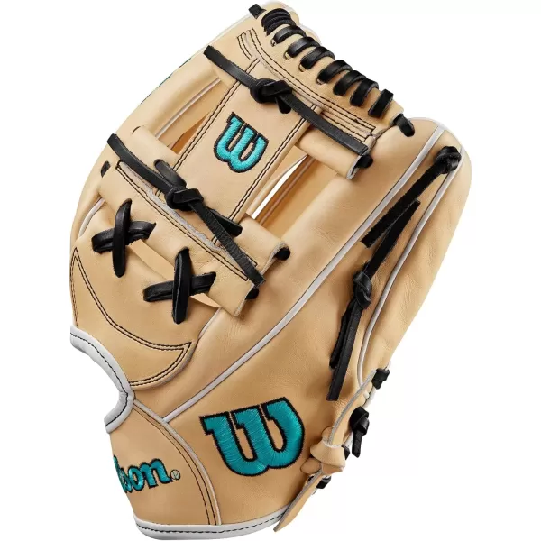 imageWilson Fall 2024 A2000 FP75 1175 Fastpitch Infield Glove  Right Hand Throw BlondeBlackTeal