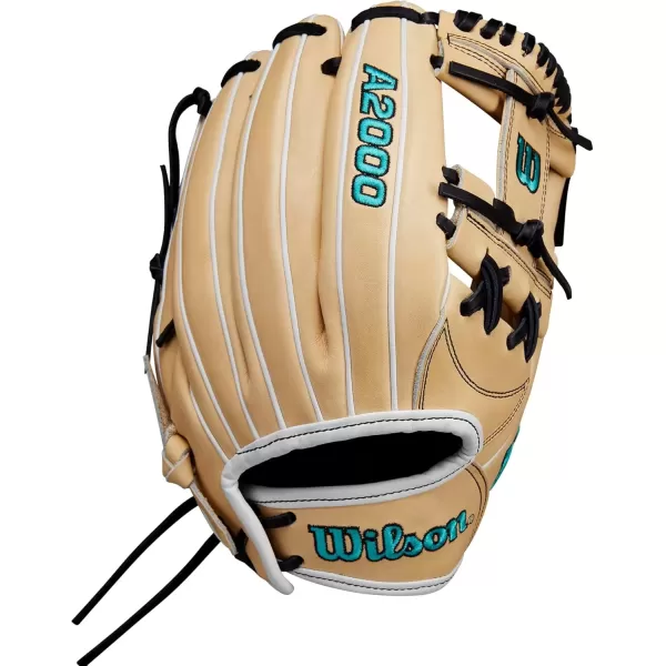 imageWilson Fall 2024 A2000 FP75 1175 Fastpitch Infield Glove  Right Hand Throw BlondeBlackTeal