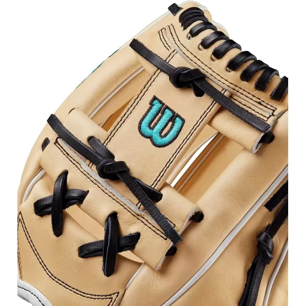 imageWilson Fall 2024 A2000 FP75 1175 Fastpitch Infield Glove  Right Hand Throw BlondeBlackTeal