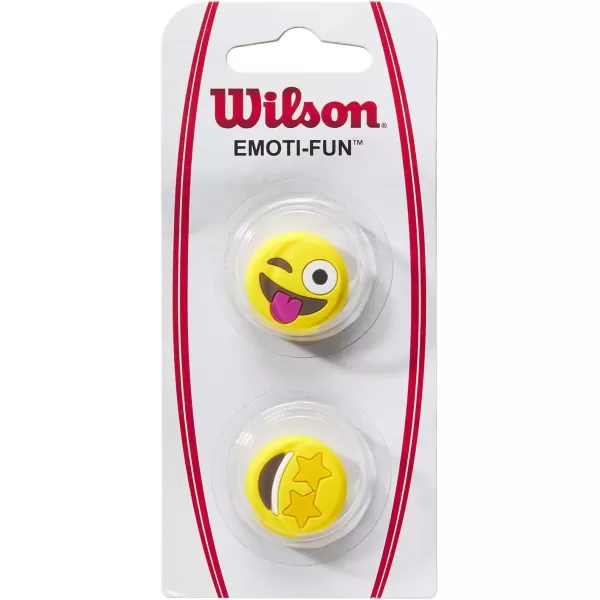 imageWilson Tennis Dampeners  2 PackWinking Tounge Out Star Eyes Emojis