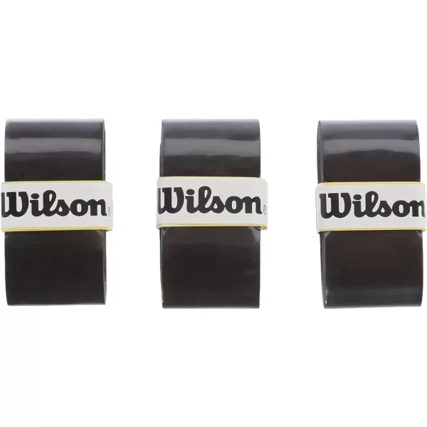 imageWILSON Pro Tennis Overgrips  Black3 Pack