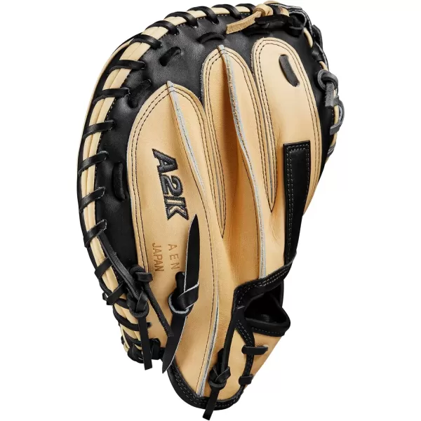 imageWilson A2K Baseball Catchers Mitts  335quot Right Hand ThrowBlondeBlack