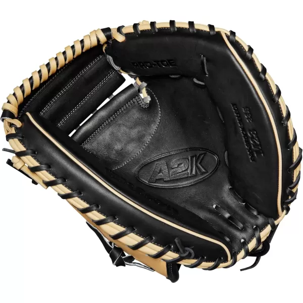 imageWilson A2K Baseball Catchers Mitts  335quot Right Hand ThrowBlondeBlack