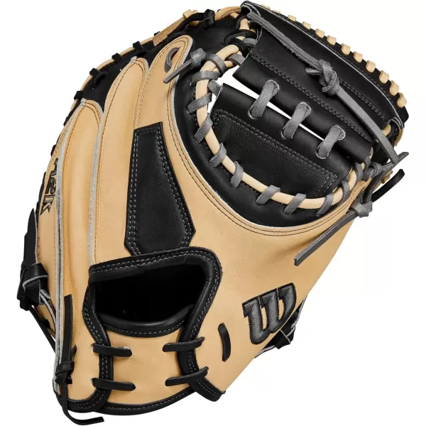 imageWilson A2K Baseball Catchers Mitts  335quot Right Hand ThrowBlondeBlack