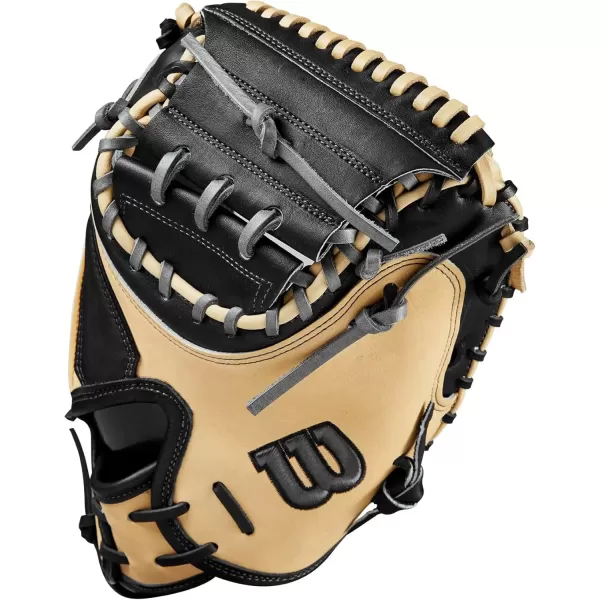 imageWilson A2K Baseball Catchers Mitts  335quot Right Hand ThrowBlondeBlack