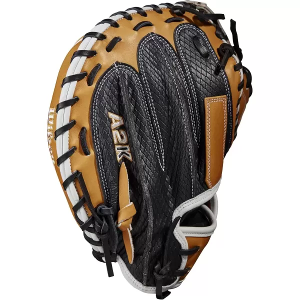 imageWilson A2K Baseball Catchers Mitts  335quot Right Hand ThrowVintage TanBlack