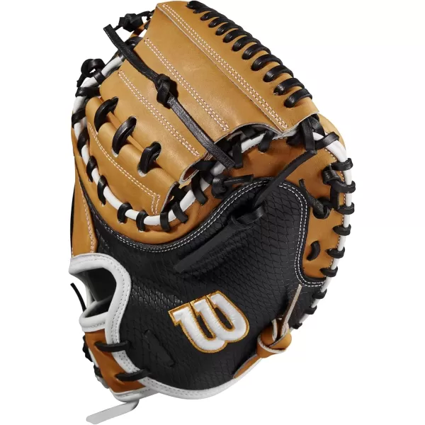 imageWilson A2K Baseball Catchers Mitts  335quot Right Hand ThrowVintage TanBlack