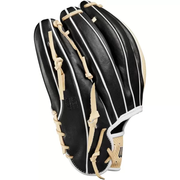 imageWilson A2K Infield Baseball Gloves  115quot 1175quot and 12quot Right Hand ThrowBlackBlondeWhite