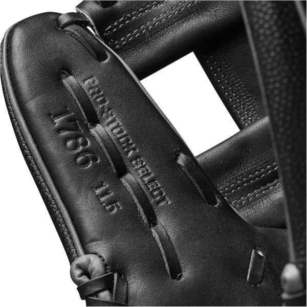 imageWilson A2K Infield Baseball Gloves  115quot 1175quot and 12quot Right Hand ThrowBlackGrey