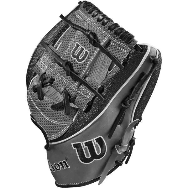 imageWilson A2K Infield Baseball Gloves  115quot 1175quot and 12quot Right Hand ThrowBlackGrey