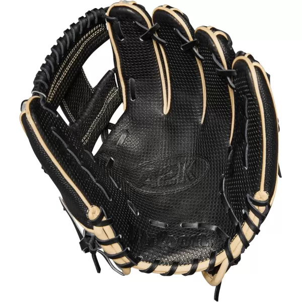 imageWilson A2K Infield Baseball Gloves  115quot 1175quot and 12quot Right Hand ThrowBlackGreyRed