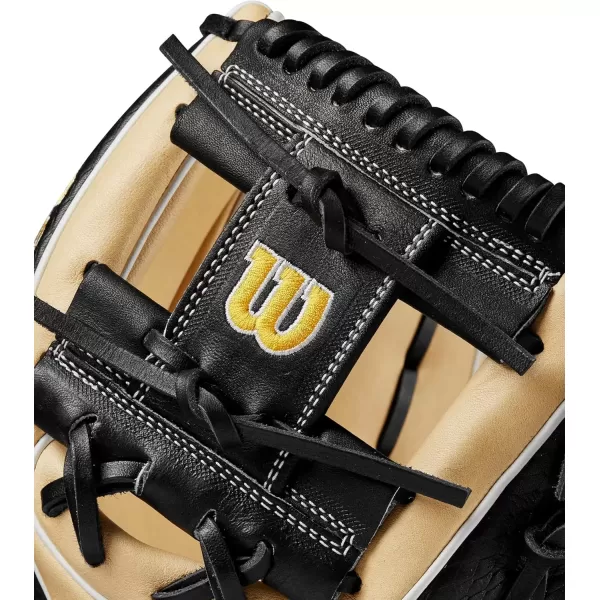 imageWilson A2K Infield Baseball Gloves  115quot 1175quot and 12quot Right Hand ThrowBlondeBlack