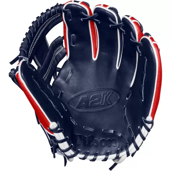 imageWILSON A2K Infield Baseball GlovesNavyRed