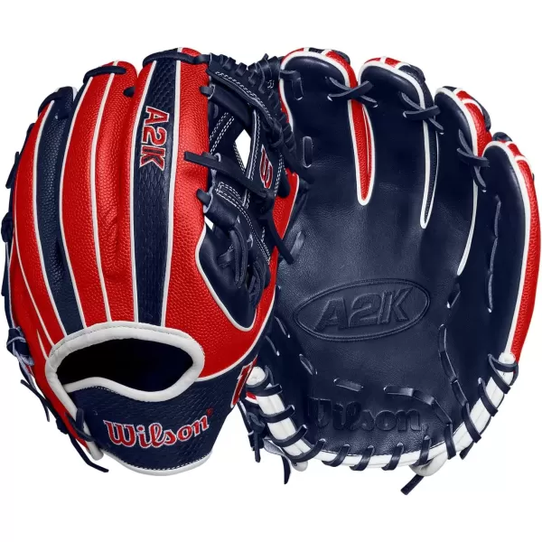 imageWILSON A2K Infield Baseball GlovesNavyRed