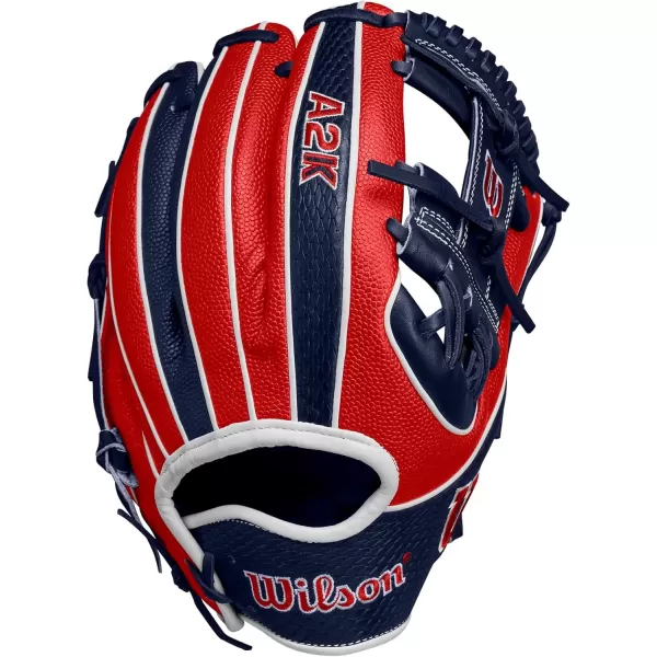 imageWILSON A2K Infield Baseball GlovesNavyRed