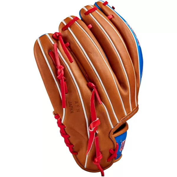 imageWILSON A2K Infield Baseball GlovesSaddle TanRoyalRed