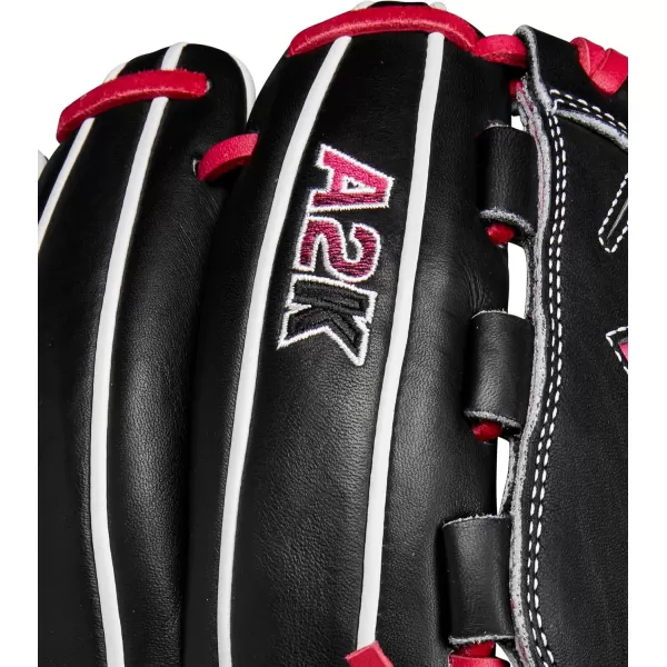 imageWILSON A2K Pitchers Baseball GloveBlackFlamingo