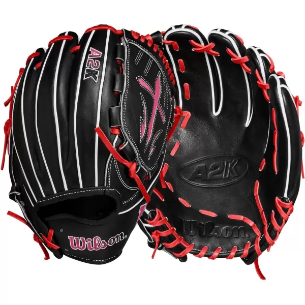 imageWILSON A2K Pitchers Baseball GloveBlackFlamingo