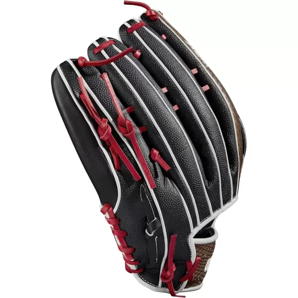 imageWilson A2K Outfield Baseball Gloves  1275quotBlackBrown