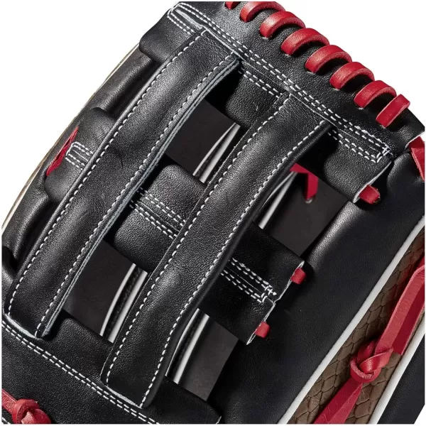 imageWilson A2K Outfield Baseball Gloves  1275quotBlackBrown