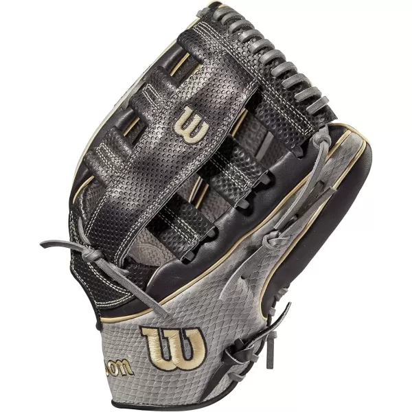 imageWilson A2K Outfield Baseball Gloves  1275quotBlackGrey