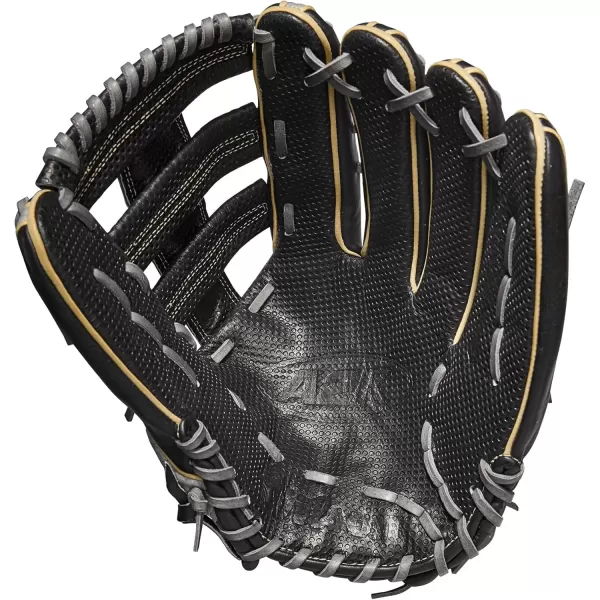 imageWilson A2K Outfield Baseball Gloves  1275quotBlackGrey