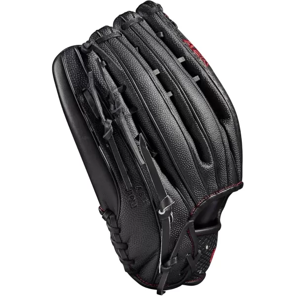 imageWilson A2K Outfield Baseball Gloves  1275quotBlackRed