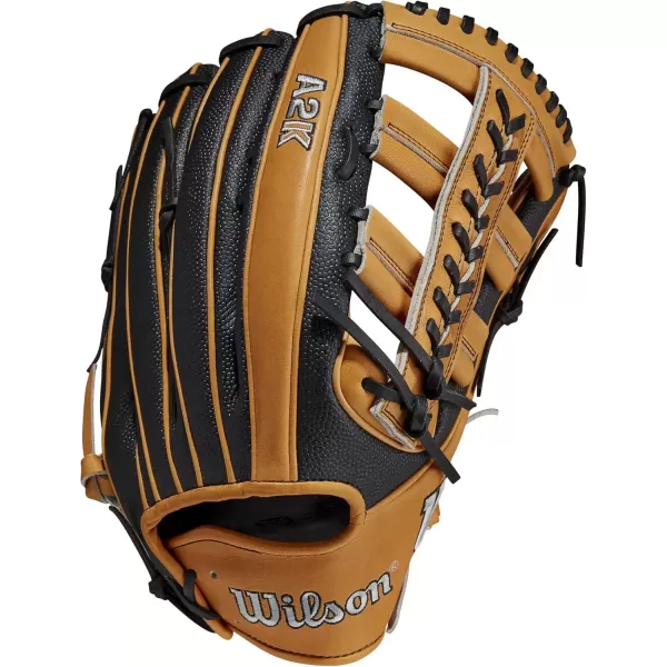 imageWilson A2K Outfield Baseball Gloves  1275quotVintage TanBlack