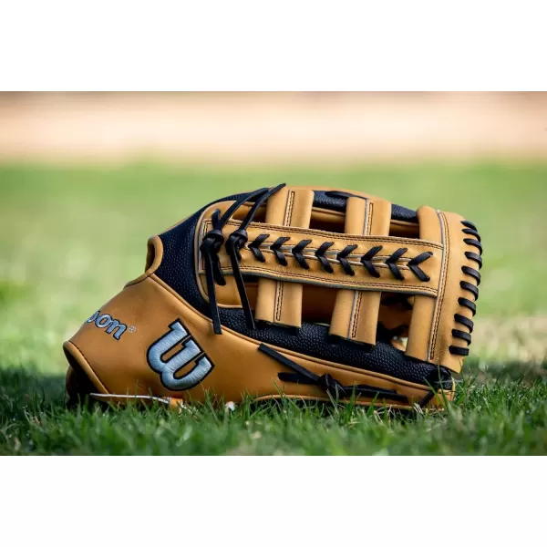 imageWilson A2K Outfield Baseball Gloves  1275quotVintage TanBlack