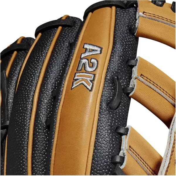 imageWilson A2K Outfield Baseball Gloves  1275quotVintage TanBlack