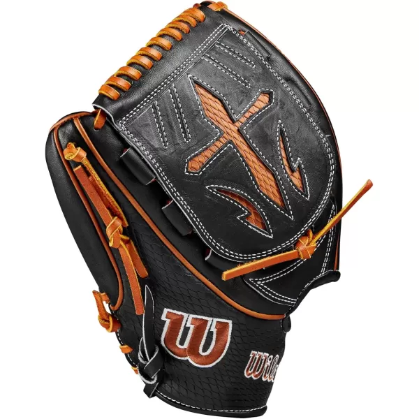 imageWilson A2K Pitchers Baseball Gloves  1175quot and 12quotBlackSaddle Tan