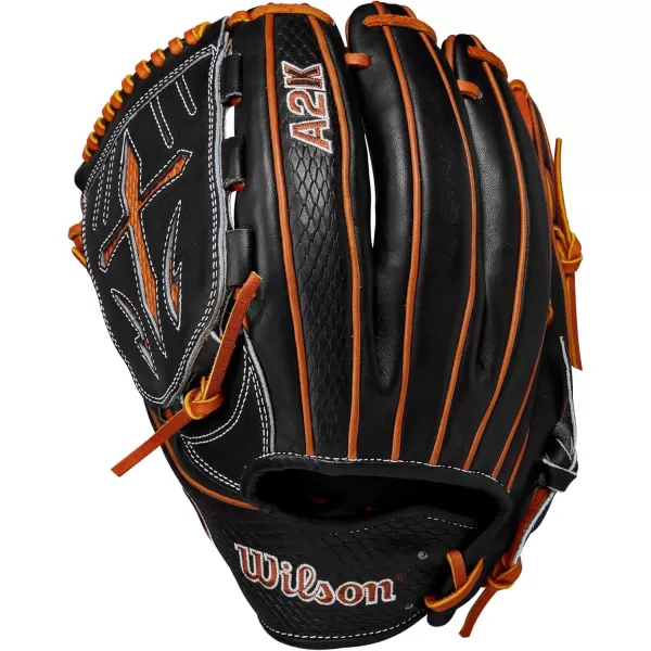 imageWilson A2K Pitchers Baseball Gloves  1175quot and 12quotBlackSaddle Tan